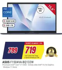 Trony ASUS F1504VA-BQ132W offerta