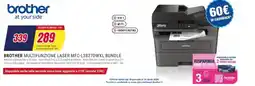 Trony BROTHER MULTIFUNZIONE LASER MFC-L2827DWXL BUNDLE offerta