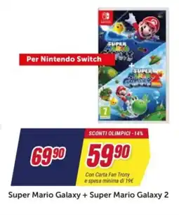Trony Super Mario Galaxy + Super Mario Galaxy 2 offerta