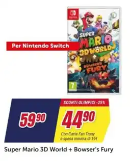 Trony Super Mario 3D World + Bowser's Fury offerta