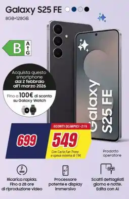 Trony SAMSUNG Galaxy S25 FE offerta