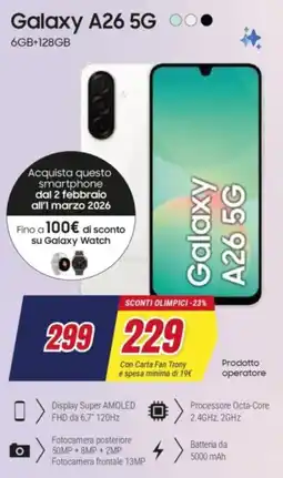 Trony SAMSUNG Galaxy A26 5G offerta