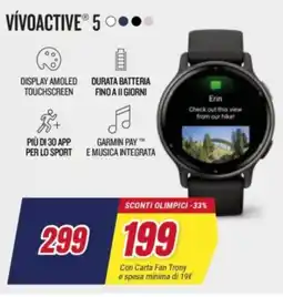 Trony GARMIN VÍVOACTIVE 5 offerta