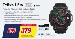 Trony amazfit T-Rex 3 Pro offerta