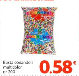 Famila Superstore Busta coriandoli multicolor offerta