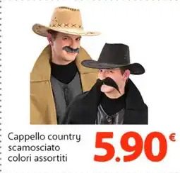 Famila Superstore Cappello country scamosciato offerta
