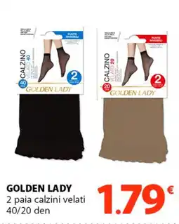 Famila Superstore GOLDEN LADY 2 paia calzini velati 40/20 den offerta