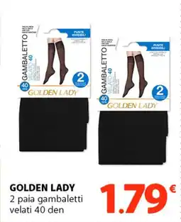 Famila Superstore GOLDEN LADY 2 paia gambaletti velati 40 den offerta