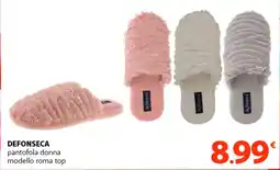 Famila Superstore DEFONSECA pantofola donna modello roma top offerta