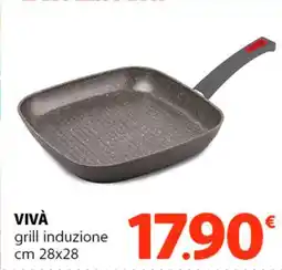 Famila Superstore VIVA grill induzione cm 28x28 offerta