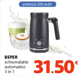 Famila Superstore BEPER schiumalatte automatico 3 in 1 offerta