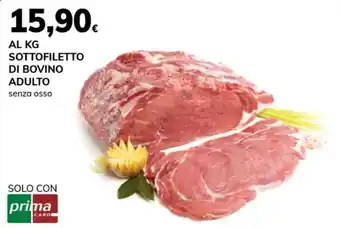 Sottofiletto di bovino adulto senza osso