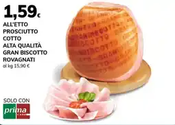 Basko Prosciutto cotto alta qualità gran biscotto rovagnati offerta