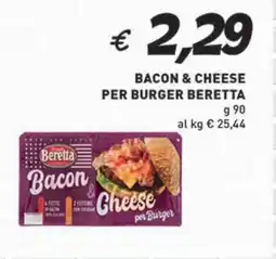 Coal Bacon & cheese per burger BERETTA offerta