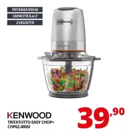 Comet KENWOOD TRITATUTTO EASY CHOP+ CHP62.400SI offerta