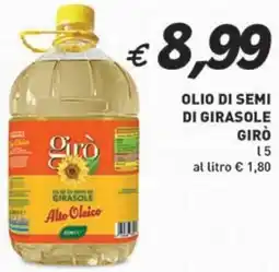 Coal Olio di semi di girasole GIRÒ offerta