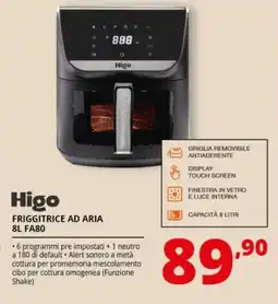 Comet Higo FRIGGITRICE AD ARIA 8L FA80 offerta