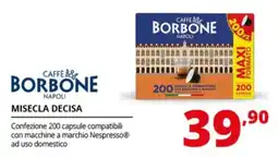 Comet Caffe borbone misecla decisa offerta