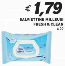 Coal Salviettine milleusi fresh & clean offerta