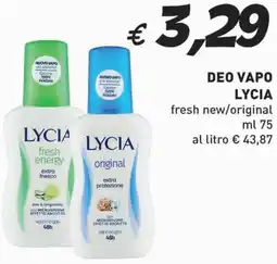 Coal Deo vapo LYCIA offerta