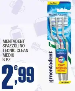 Splendidi e Splendenti Mentadent spazzolino tecnic clean MEDIO offerta