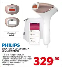 Comet PHILIPS EPILATORE A LUCE PULSATA LUMEA BRI945/00 offerta