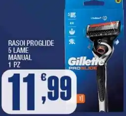 Splendidi e Splendenti Gillette Rasoi proglide 5 lame manual offerta