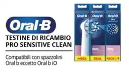 Comet Oral-b testine di ricambio pro sensitive clean offerta