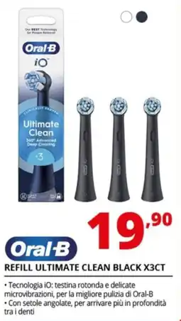 Comet Oral-b refill ultimate clean black X3CT offerta