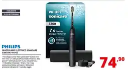 Comet PHILIPS SPAZZOLINO ELETTRICO SONICARE 5300 HX7101/02 offerta