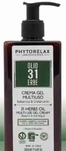 Splendidi e Splendenti Phytorelax Laboratories Crema corpo gel olio 31 erbe multiuso offerta