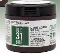 Splendidi e Splendenti Phytorelax Laboratories Scrub corpo olio 31 erbe salino offerta