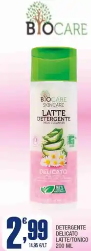 Splendidi e Splendenti Biocare Detergente delicato latte/tonico offerta