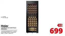 Comet Haier CANTINETTA DA 56 BOTTIGLIE HWS56GDG offerta