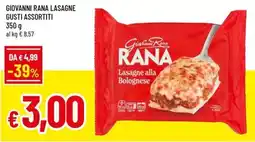 A&O Giovanni rana lasagne offerta