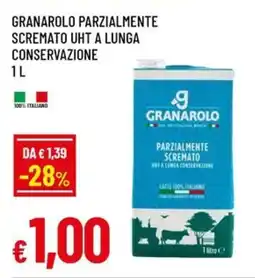 A&O Granarolo parzialmente scremato uht a lunga conservazione offerta