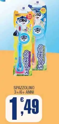 Splendidi e Splendenti Saponello spazzolino 3+/6+ anni offerta