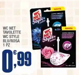 Splendidi e Splendenti Wc net tavolette wc style blu/rosa offerta