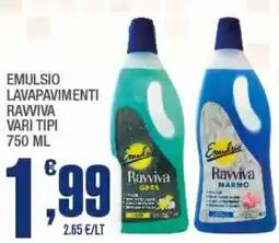 Splendidi e Splendenti Emulsio lavapavimenti ravviva offerta
