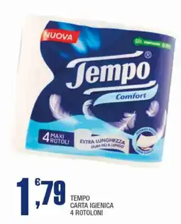 Splendidi e Splendenti Tempo carta igienica 4 rotoloni offerta