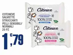 Splendidi e Splendenti Cotoneve salviette struccanti pelli sensibili/ normali offerta