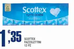 Splendidi e Splendenti Scottex fazzolettini 12 pz offerta