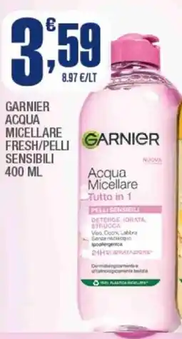 Splendidi e Splendenti Garnier acqua micellare fresh/pelli sensibili offerta
