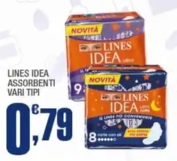 Splendidi e Splendenti Lines idea assorbenti offerta