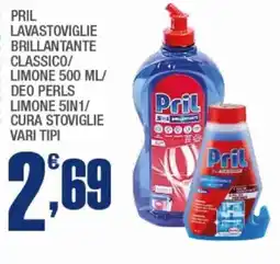 Splendidi e Splendenti Pril lavastoviglie brillantante classico/ limone/ deo perls limone 5in1/ cura stoviglie offerta