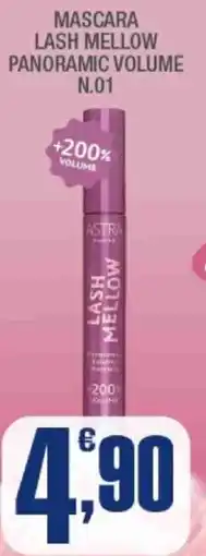 Splendidi e Splendenti Astra make-up mascara lash mellow panoramic volume n.01 offerta