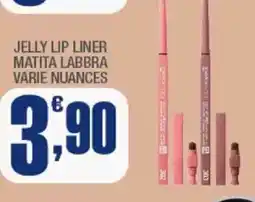 Splendidi e Splendenti Bellaoggi jelly lip liner matita labbra offerta
