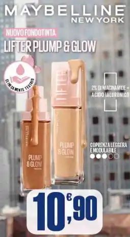 Splendidi e Splendenti Maybelline new york lifter plump & glow offerta
