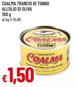 A&O Coalma trancio di tonno all'olio di oliva offerta