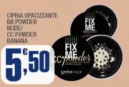 Splendidi e Splendenti Bellaoggi cipria opacizzante bb powder nude/ cc powder banana offerta